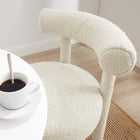 Modway Toulouse Boucle Fabric Dining Chair Set of 2