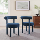 Modway Toulouse Performance Velvet Dining Chair Set of 2