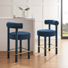 Modway Toulouse Performance Velvet Counter Stool Set of 2