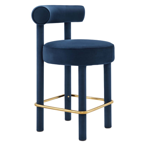 Modway Toulouse Performance Velvet Counter Stool Set of 2  