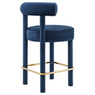 Modway Toulouse Performance Velvet Counter Stool Set of 2