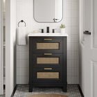 Modway Dixie 24" Solid Wood Bathroom Vanity