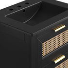 Modway Dixie 24" Solid Wood Bathroom Vanity Cabinet