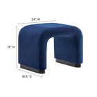 Modway Koda Performance Velvet Waterfall Stool
