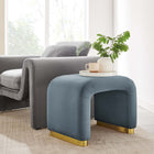 Modway Koda Performance Velvet Waterfall Stool