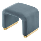 Modway Koda Performance Velvet Waterfall Stool
