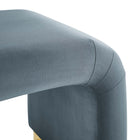 Modway Koda Performance Velvet Waterfall Stool