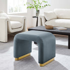 Modway Koda Performance Velvet Waterfall Stool