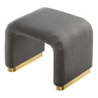 Modway Koda Performance Velvet Waterfall Stool