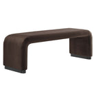 Modway Koda Performance Velvet Waterfall Long Bench  
