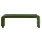 Modway Koda Performance Velvet Waterfall Long Bench