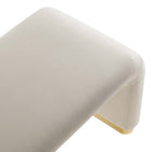 Modway Koda Performance Velvet Waterfall Long Bench