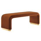 Modway Koda Performance Velvet Waterfall Long Bench  