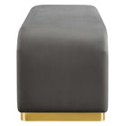 Modway Koda Performance Velvet Waterfall Long Bench