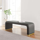 Modway Koda Performance Velvet Waterfall Long Bench