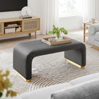 Modway Koda Performance Velvet Waterfall Ottoman