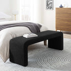 Modway Simba Boucle Fabric Waterfall Long Bench
