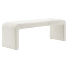 Modway Simba Boucle Fabric Waterfall Long Bench  