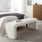 Modway Simba Boucle Fabric Waterfall Long Bench