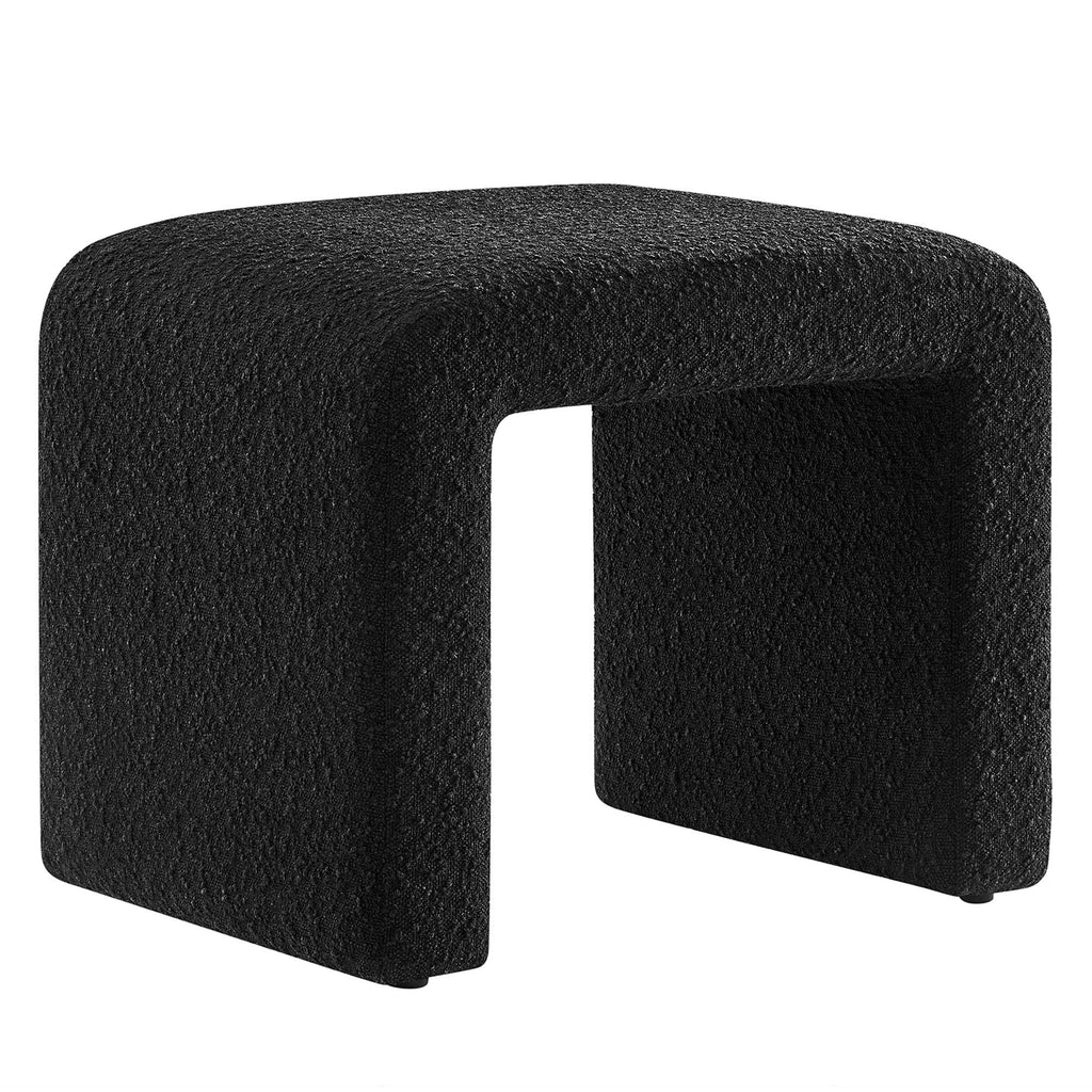 Modway Simba Boucle Fabric Waterfall Stool  