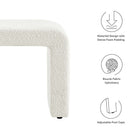 Modway Simba Boucle Fabric Waterfall Stool