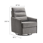 Modway Etta Upholstered Fabric Lounge Chair