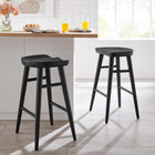 Modway Saville Backless Wood Counter Stools Set of 2