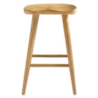 Modway Saville Backless Wood Counter Stools Set of 2