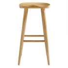 Modway Saville Backless Wood Bar Stools Set of 2