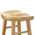 Modway Saville Backless Wood Bar Stools Set of 2