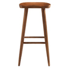 Modway Saville Backless Wood Bar Stools Set of 2