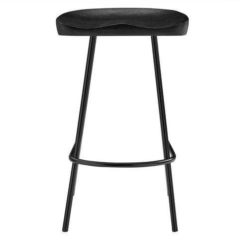 Modway Concord Backless Wood Counter Stools Set of 2  