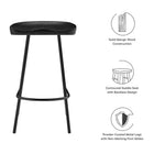 Modway Concord Backless Wood Counter Stools Set of 2