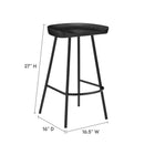 Modway Concord Backless Wood Counter Stools Set of 2