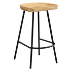 Modway Concord Backless Wood Counter Stools Set of 2