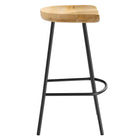 Modway Concord Backless Wood Counter Stools Set of 2