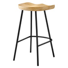 Modway Concord Backless Wood Counter Stools Set of 2