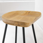 Modway Concord Backless Wood Counter Stools Set of 2