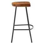 Modway Concord Backless Wood Counter Stools Set of 2
