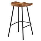 Modway Concord Backless Wood Counter Stools Set of 2