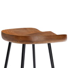 Modway Concord Backless Wood Counter Stools Set of 2
