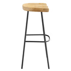Modway Concord Backless Wood Bar Stools Set of 2