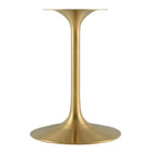 Modway Lippa 20" Round Faux Travertine Side Table