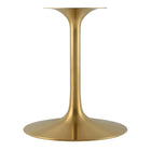 Modway Lippa 60" Oval Faux Travertine Dining Table