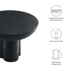 Modway Caspian Round Concrete Coffee Table