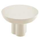 Modway Caspian Round Concrete Coffee Table