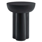 Modway Caspian Round Concrete Side Table  