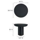 Modway Caspian 40" Round Concrete Dining Table