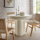Modway Caspian 40" Round Concrete Dining Table