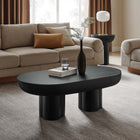 Modway Caspian Oval Concrete Coffee Table